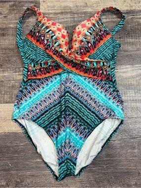 Miraclesuit Escape One Piece Bathing Suit in Casbah Size 6 Slimming Sold out